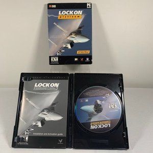LOCK ON PLATINUM PC Game Flight Simulation 2010 Military Simulator Complete